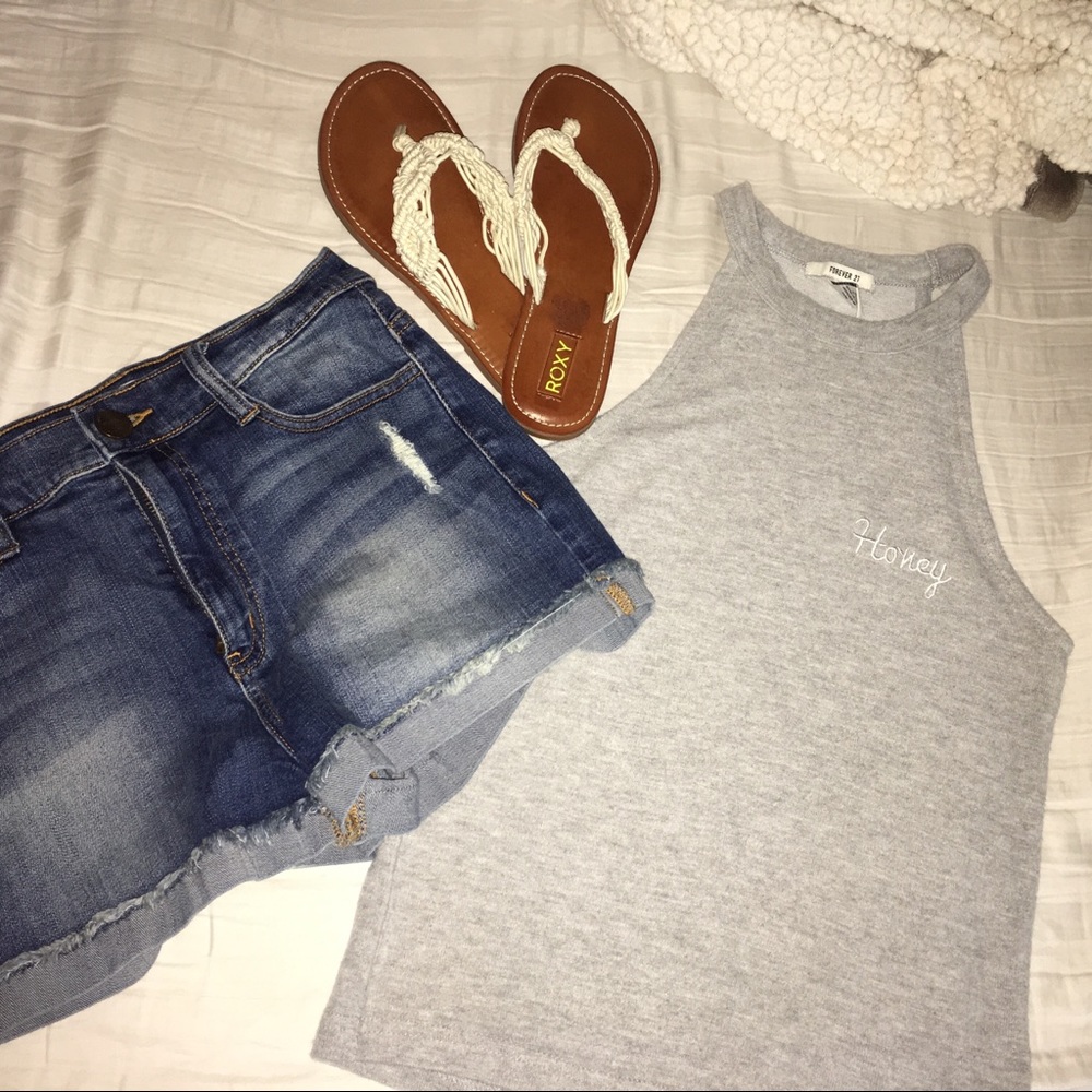 High neck top